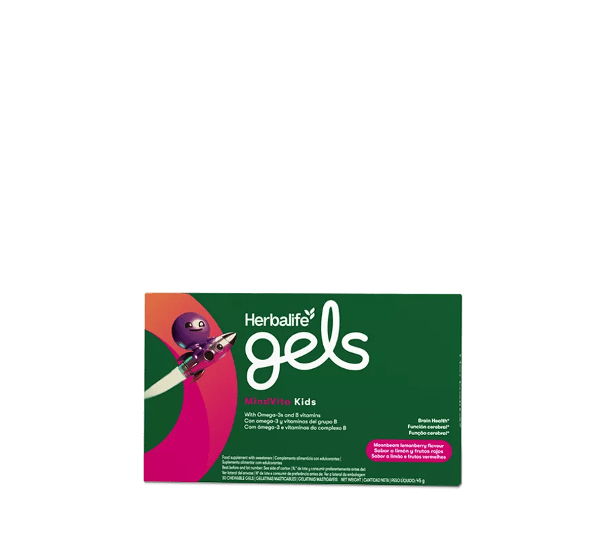 Herbalife Gels - MindVita Kids Moonbeam Lemonberry 30 chewable gels - NutriFit UK
