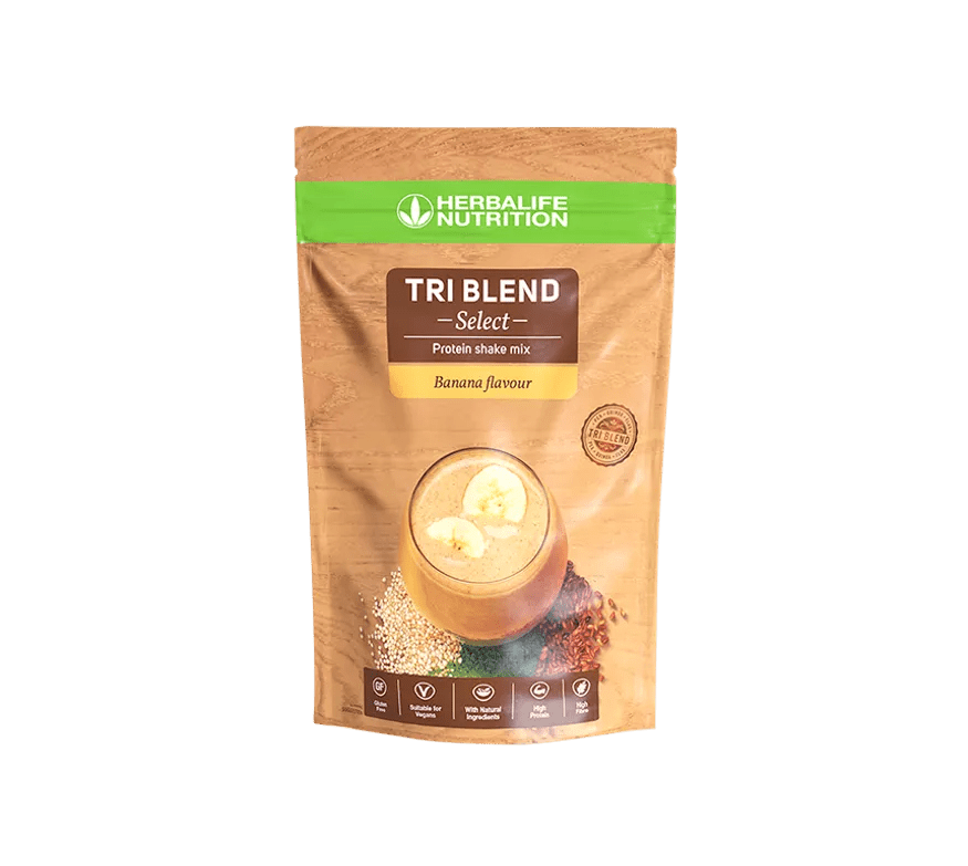 Tri Blend Select - Banana 600g: Premium Vegan Protein Shake - NutriFit UK